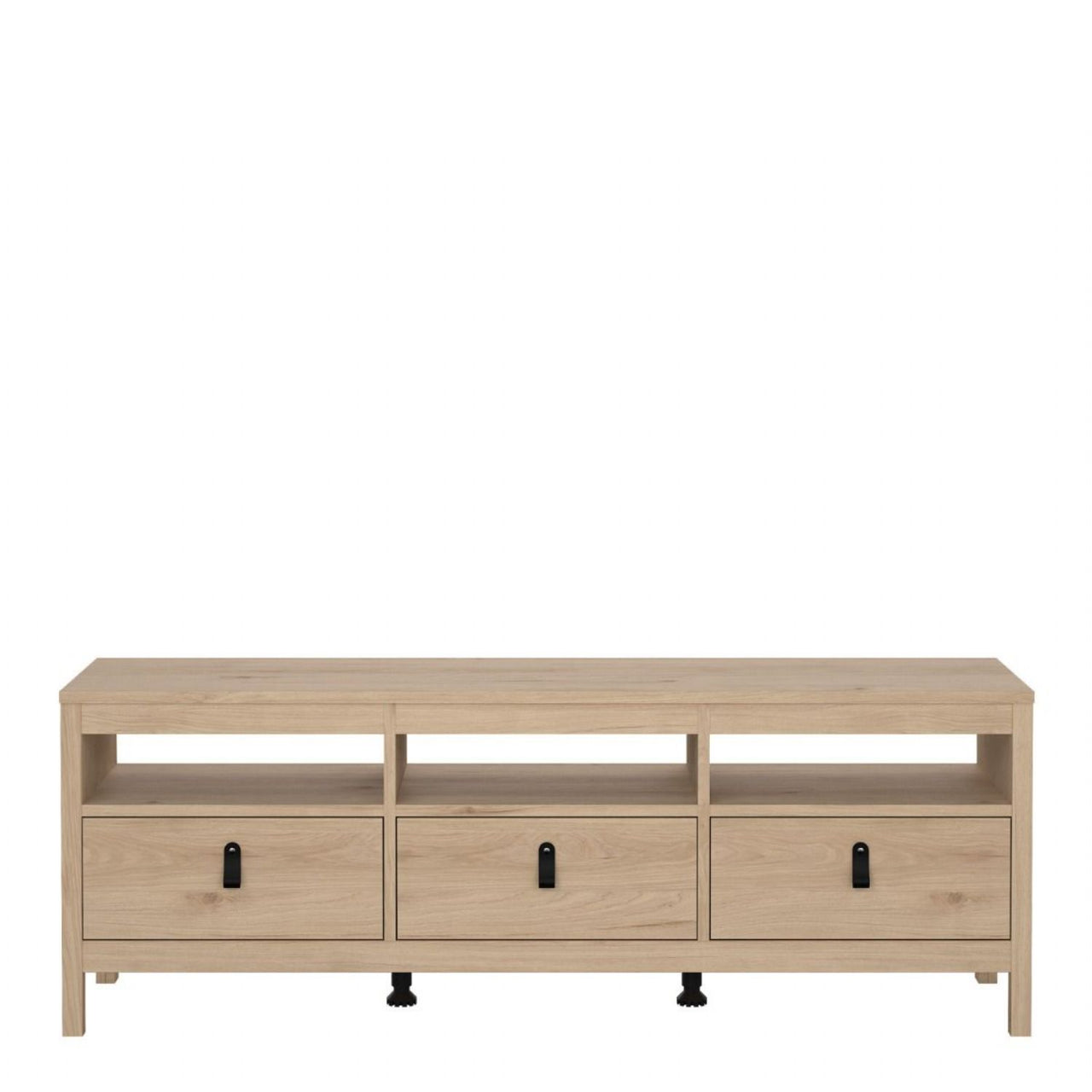 Barcelona TVUnit 3 Drawers in Jackson Hickory Oak