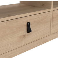 Thumbnail for Barcelona TVUnit 3 Drawers in Jackson Hickory Oak