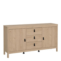 Thumbnail for Barcelona Sideboard 2 Doors + 3 Drawers in Jackson Hickory Oak