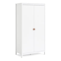 Thumbnail for White 2 Door Double Wardrobe