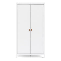 Thumbnail for White 2 Door Double Wardrobe