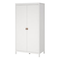 Thumbnail for White 2 Door Double Wardrobe