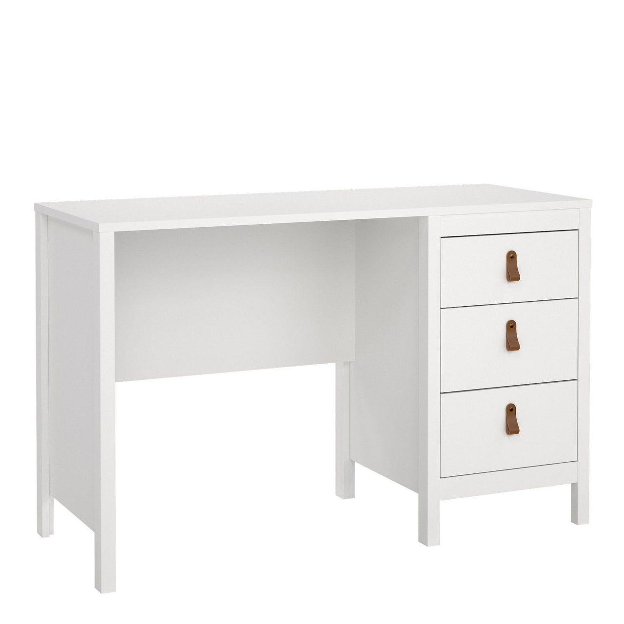 Barcelona Desk 3 drawers White