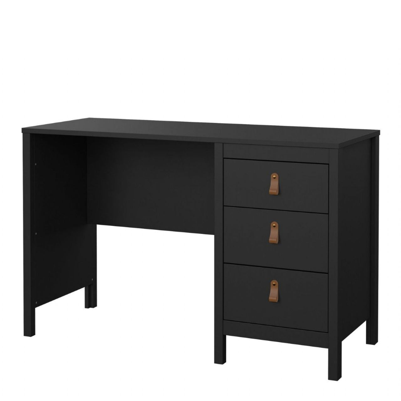 Barcelona Desk 3 drawers Matt Black