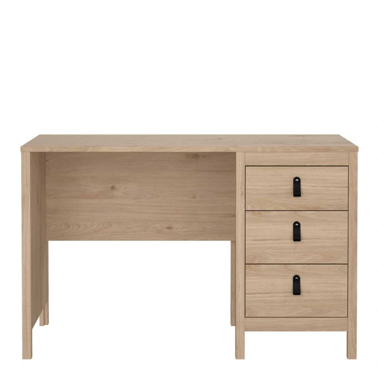 Barcelona Desk 3 Drawers in Jackson Hickory Oak