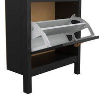 Thumbnail for Barcelona Shoe Cabinet 2 flap doors Matt Black