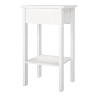 Thumbnail for Barcelona Bedside Table with 1 Drawer in White