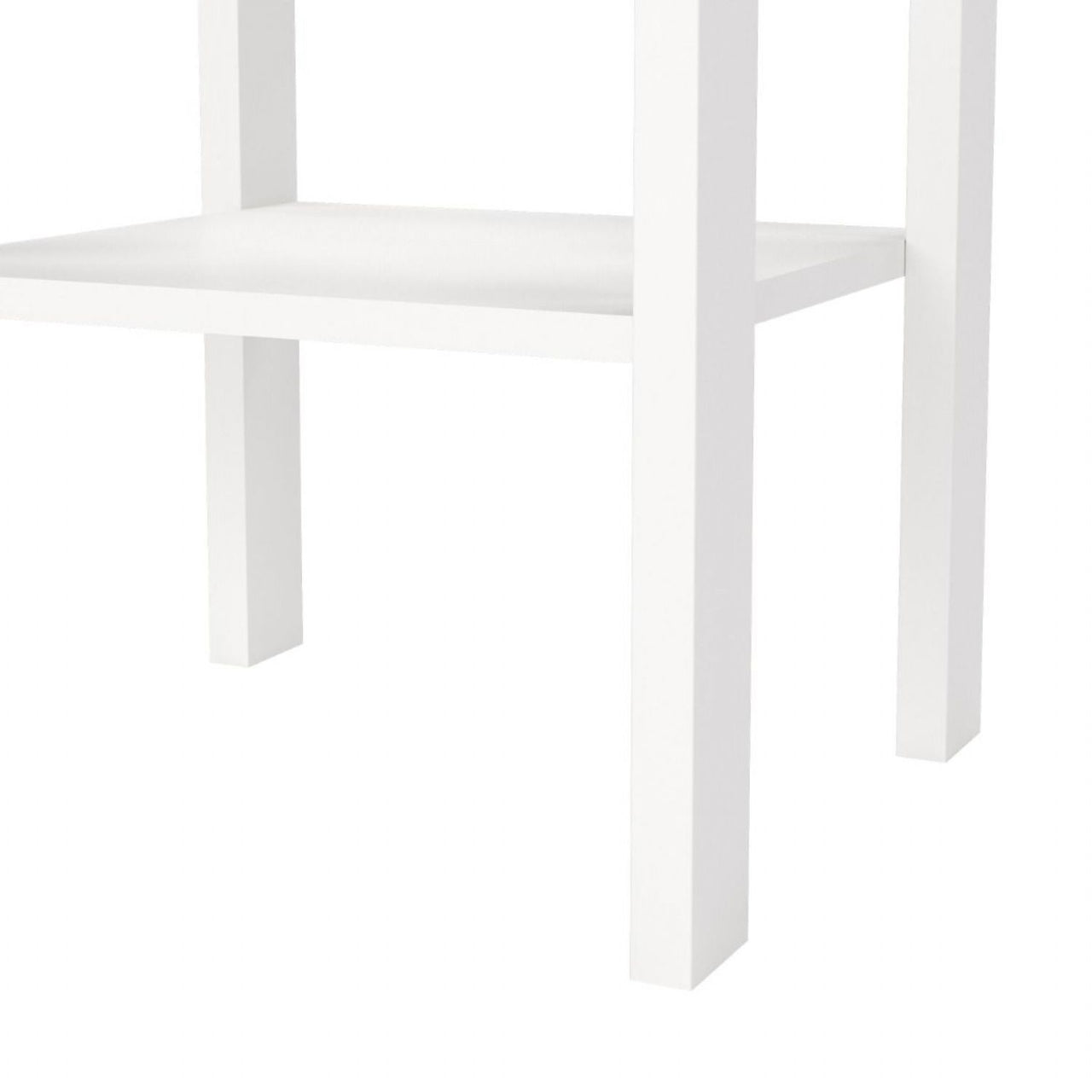 Barcelona Bedside Table with 1 Drawer in White