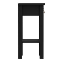 Thumbnail for Barcelona Bedside Table with 1 Drawer in Matt Black