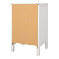 Thumbnail for Barcelona Bedside Table 3 Drawers in White