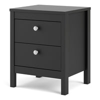 Thumbnail for Finish Simple 2 Drawer Bedside Table