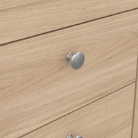 Thumbnail for Madrid Bedside Table 2 Drawers in Jackson Hickory Oak