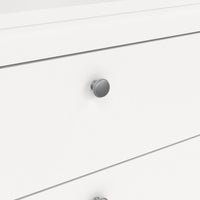 Thumbnail for Modern Wide White 3 Drawer Chest