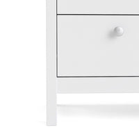 Thumbnail for Modern Wide White 3 Drawer Chest