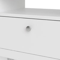 Thumbnail for Large White Wooden TV Media Unit with 3 Drawers