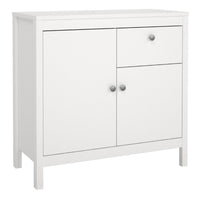 Thumbnail for Traditional White 2 Door 1 Drawer Sideboard