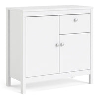 Thumbnail for Traditional White 2 Door 1 Drawer Sideboard