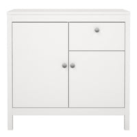 Thumbnail for Traditional White 2 Door 1 Drawer Sideboard