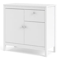 Thumbnail for Traditional White 2 Door 1 Drawer Sideboard