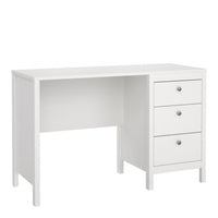 Thumbnail for Madrid Desk 3 drawers White