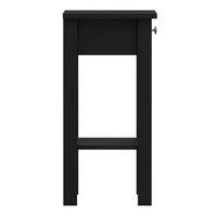 Thumbnail for Madrid Bedside Table with 1 Drawer in Matt Black