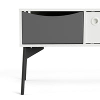 Thumbnail for Fur TVUnit 2 sliding Doors + 1 Drawer in Grey and White