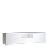 Thumbnail for Media TVunit with 2 doors + 1 drawer 147 cm White