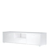 Thumbnail for Media TVunit with 2 doors + 1 drawer 147 cm White