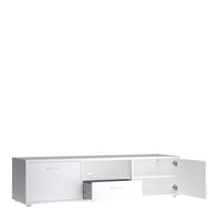 Thumbnail for Media TVunit with 2 doors + 1 drawer 147 cm White