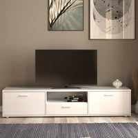 Thumbnail for Media TVunit with 2 doors + 1 drawer 177 cm White