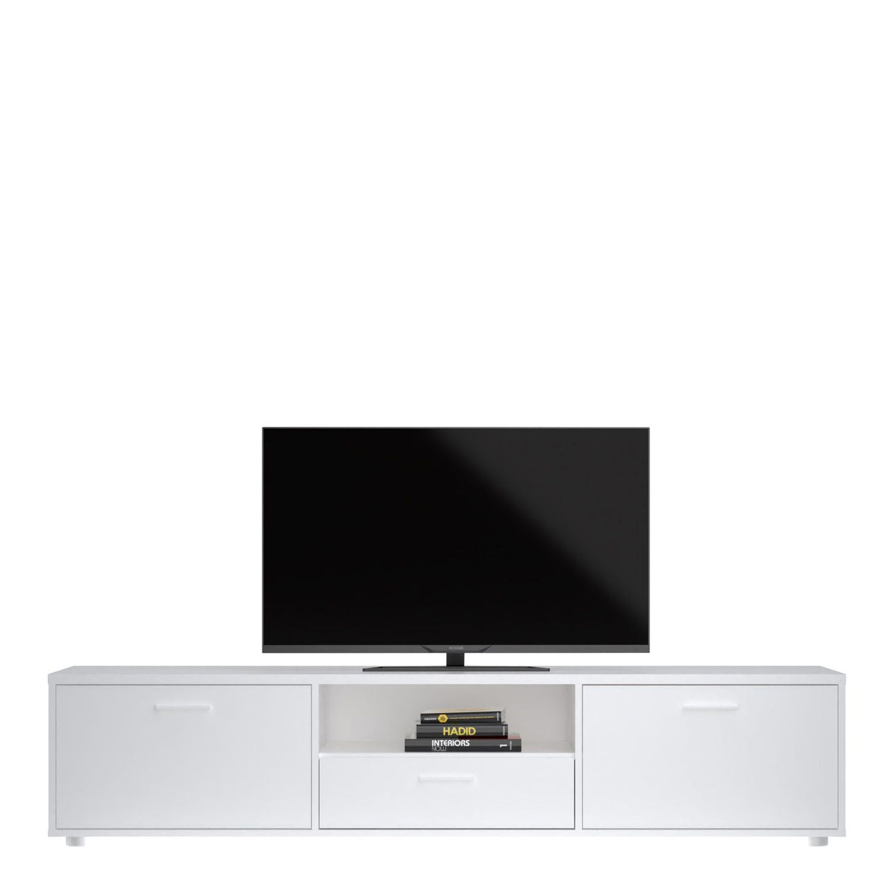 Media TVunit with 2 doors + 1 drawer 177 cm White