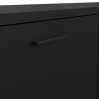 Thumbnail for Media TVUnit with 2 Doors + 1 Drawer in Black