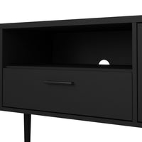 Thumbnail for Media TVUnit with 2 Doors + 1 Drawer in Black