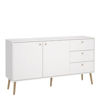 Thumbnail for Cumbria Sideboard 2 Doors + 3 Drawers White