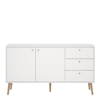 Thumbnail for Cumbria Sideboard 2 Doors + 3 Drawers White