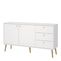 Thumbnail for Cumbria Sideboard 2 Doors + 3 Drawers White