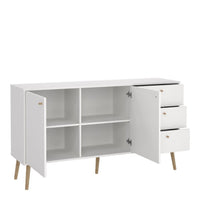 Thumbnail for Cumbria Sideboard 2 Doors + 3 Drawers White