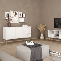 Thumbnail for Cumbria Sideboard 2 Doors + 3 Drawers White