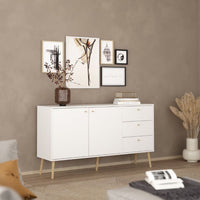 Thumbnail for Cumbria Sideboard 2 Doors + 3 Drawers White