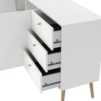 Thumbnail for Cumbria Sideboard 2 Doors + 3 Drawers White