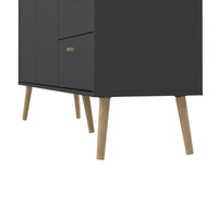 Thumbnail for Cumbria Sideboard 2 Doors + 3 Drawers Dark Grey