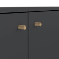 Thumbnail for Cumbria Sideboard 2 Doors + 3 Drawers Dark Grey