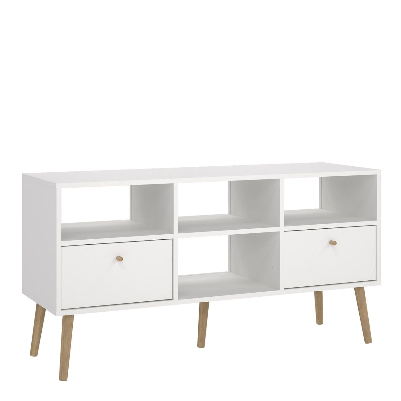 Cumbria TVUnit 2 Drawers White