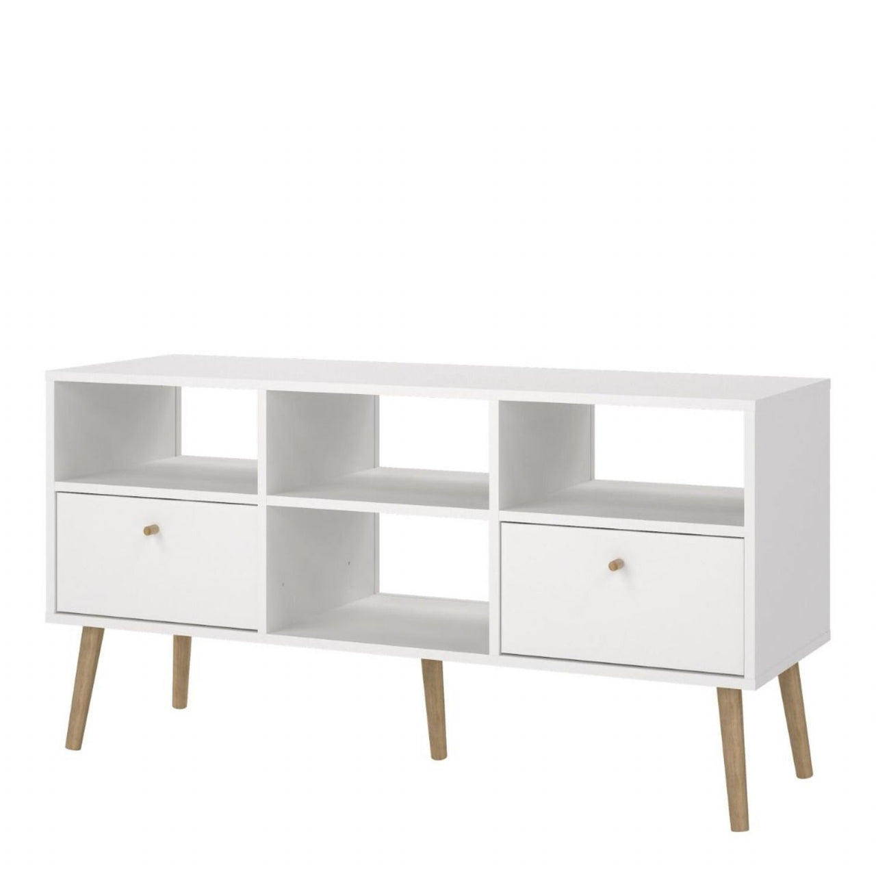 Cumbria TVUnit 2 Drawers White