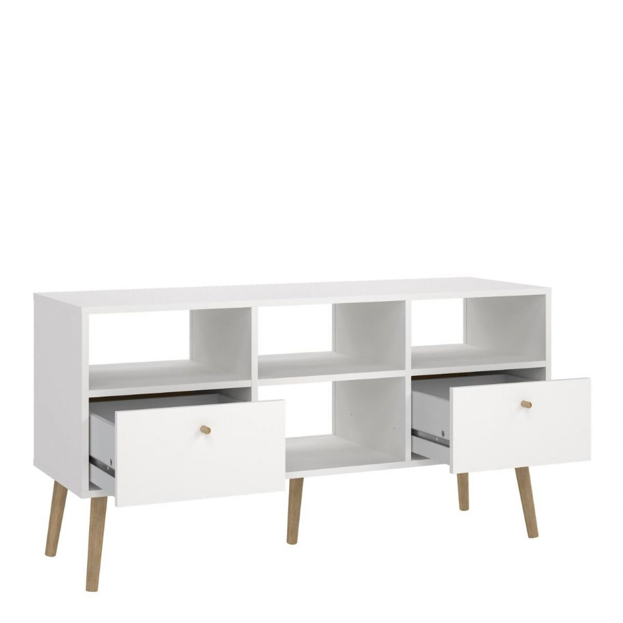 Cumbria TVUnit 2 Drawers White