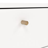 Thumbnail for Cumbria Nightstand 1 Door + 1 Drawer White