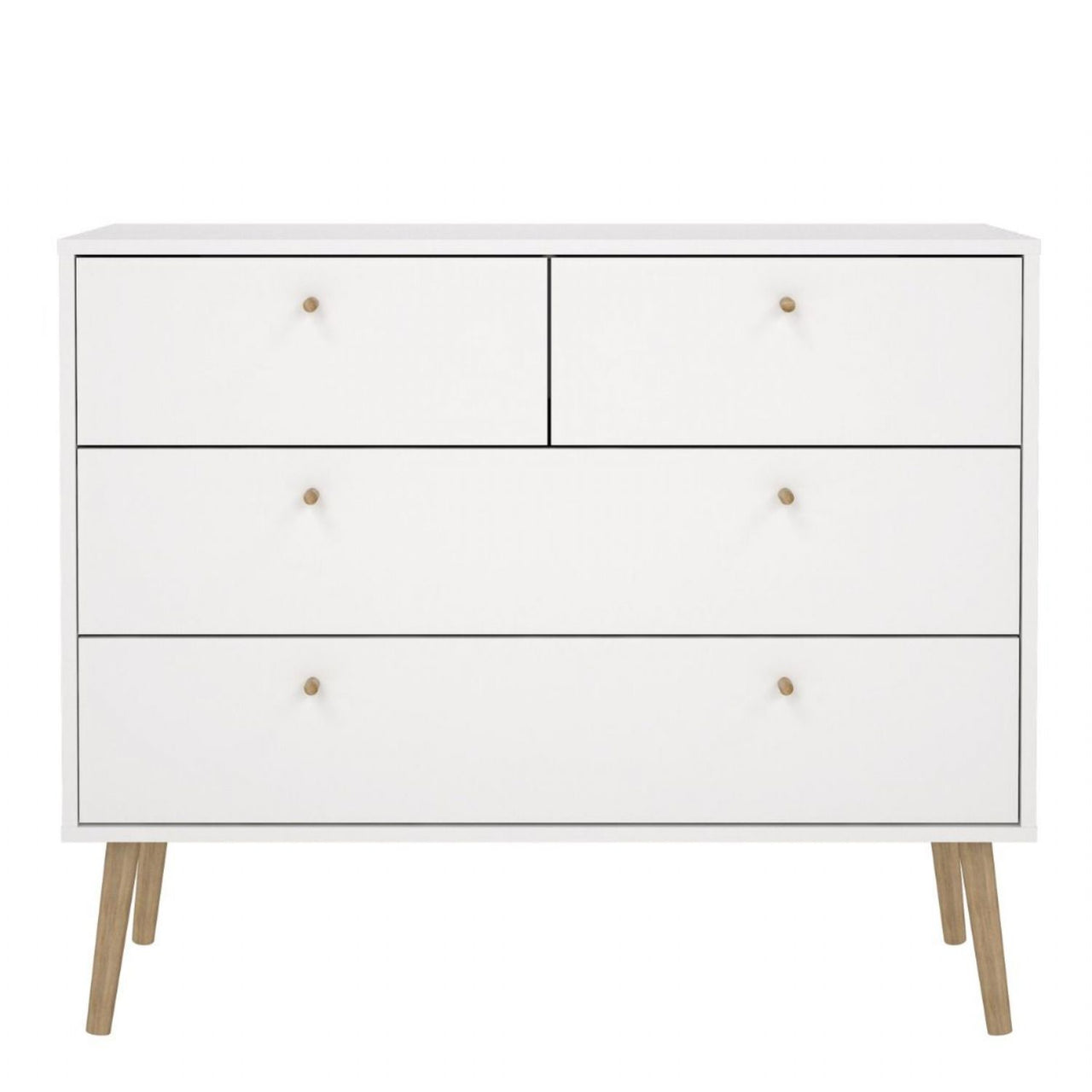 Cumbria Chest 2 + 2 Drawers White