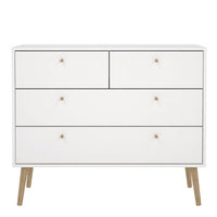 Thumbnail for Cumbria Chest 2 + 2 Drawers White