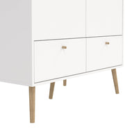 Thumbnail for Cumbria Wardrobe with 2 Doors + 2 Drawers White