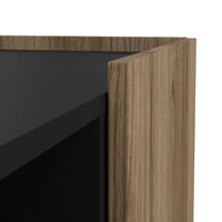 Thumbnail for Kendall TVUnit with 2 Doors + 1 Drawer Oak and Black